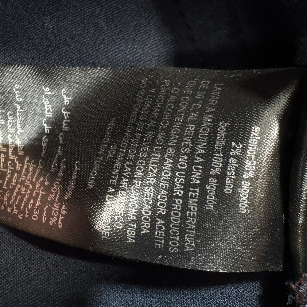 Ted Baker Jeans Menns 34x28 Blue Stretch Soft Touch Regular Fit Velvet‎ - Picture 14 of 16